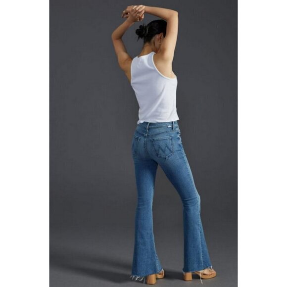 💕MOTHER💕 The Weekender Fray ~ I Wet My Plants 34 NWOT - Picture 7 of 16